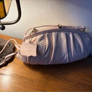 Elegant Pink Snakeskin Wristlet